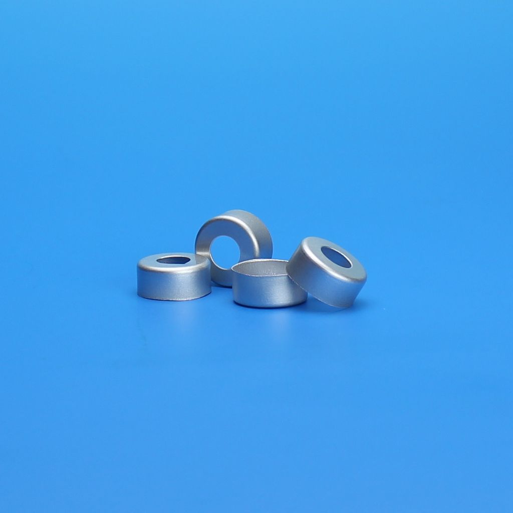 13mm Silver Aluminum Seal, No Septa - Bulk Packaging