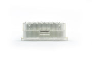 1.0ml Clear Borosilicate Glass Flat Bottom 9x30mm Vial with bottom barcode label, in MTP base plate, 5 racks of 96
