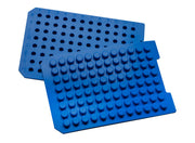 96 Round (7mm Diameter Plug) Royal Blue Sealing Mat with Premium Silicone