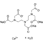 Calcium trinatrium diethylenetriaminepentaacetic acid hydrate