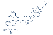 20S-Ginsenoside Rg3 chemical structure