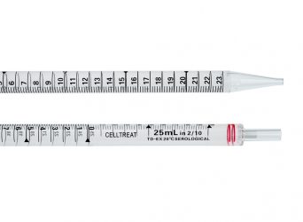 25mL Pipet, Individually Wrapped, Paper/Plastic, Bag, Sterile