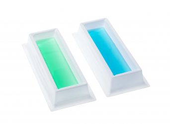 100mL Reagent Reservoir, Polystyrene, White, Individually Wrapped, Sterile