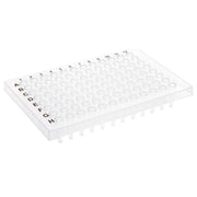 96 Well PCR Plate Half Skirt, Clear, 0.2mL