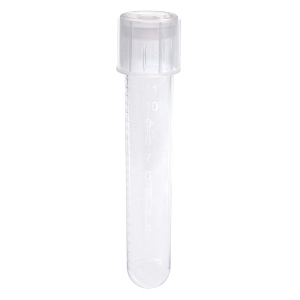 14mL Culture Tube and Dual Cap, PS, Sterile