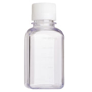 250mL Media Bottle, Square, PETG, Bulk, Sterile