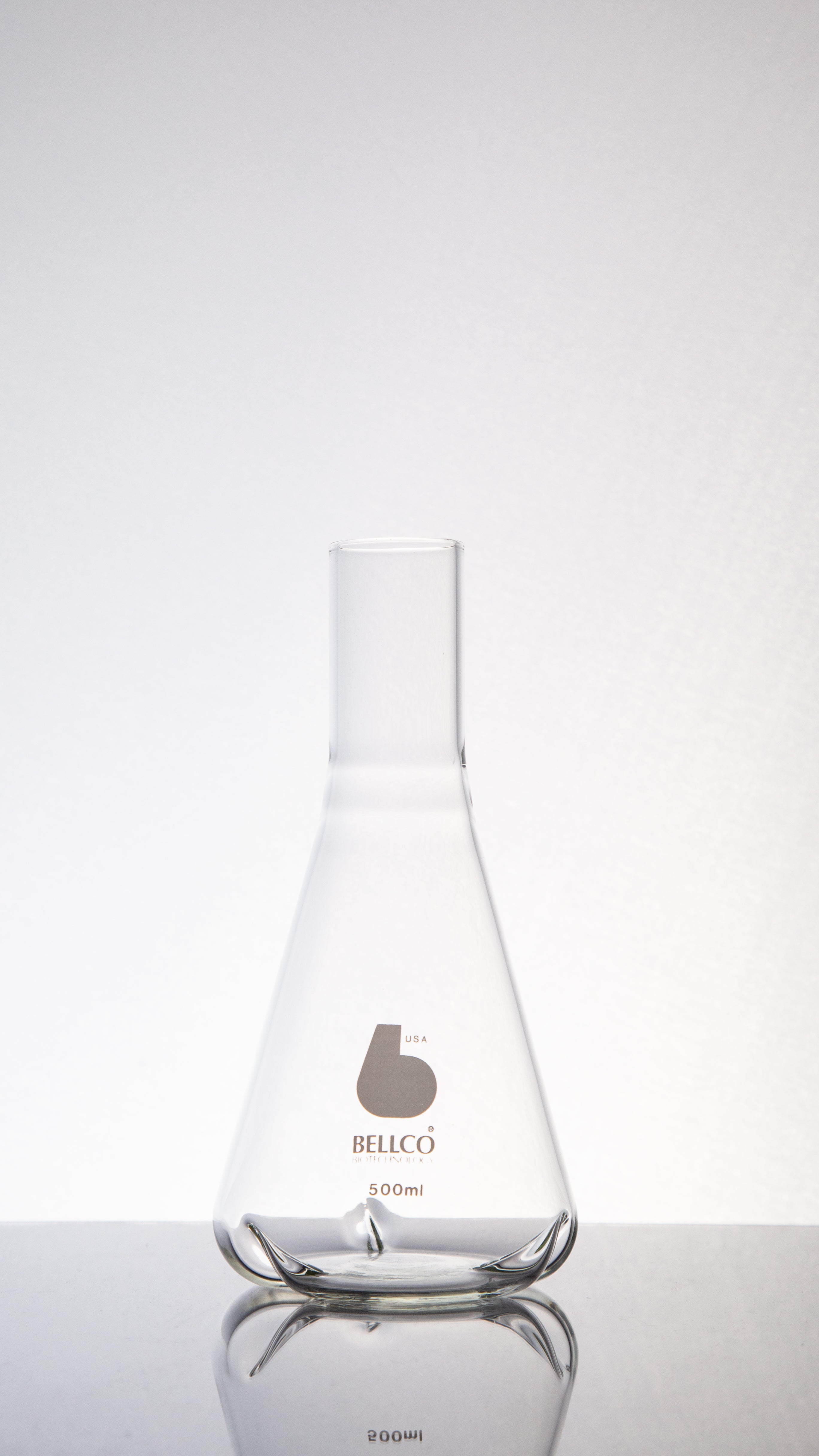 3 X-DP Baff Shake Flask,500mL 38mm Delong Neck