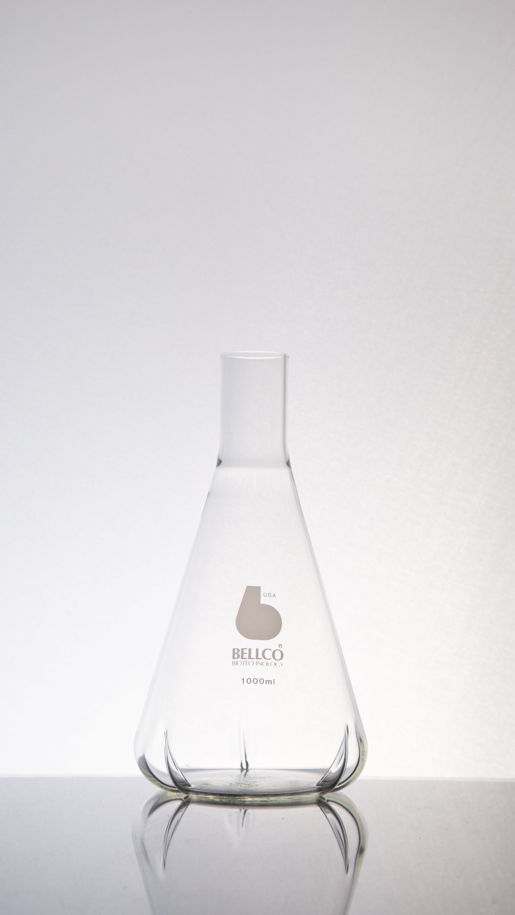 3 X-DP Baff Shake Flask,1000mL 38mm Delong Neck