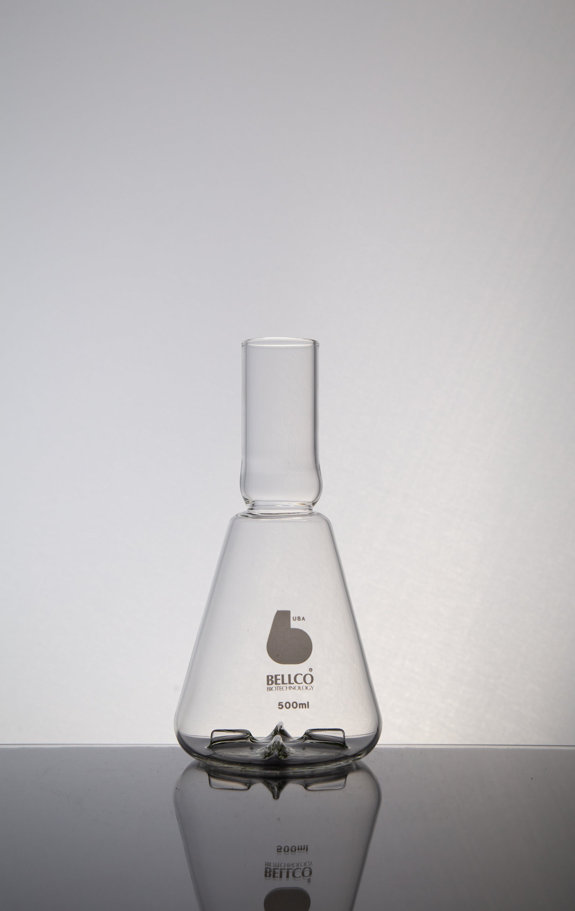 4-Bttm Baff Flask,500mL 38mm Delong Neck