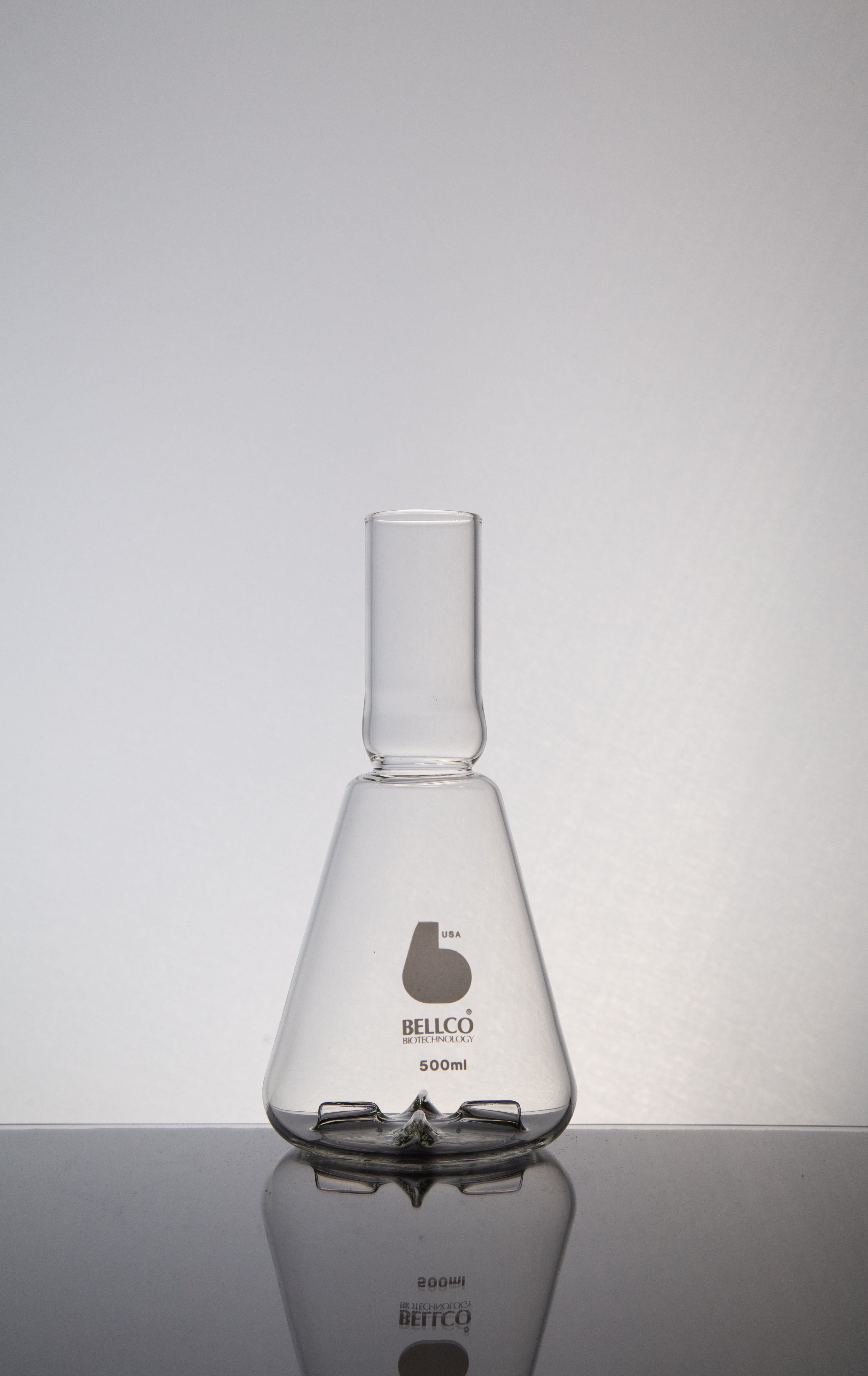 4-Bttm Baff Flask,500mL 38mm Delong Neck