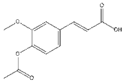 4-Acetoxy-3-methoxycinnamic acid