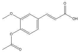 4-Acetoxy-3-methoxycinnamic acid