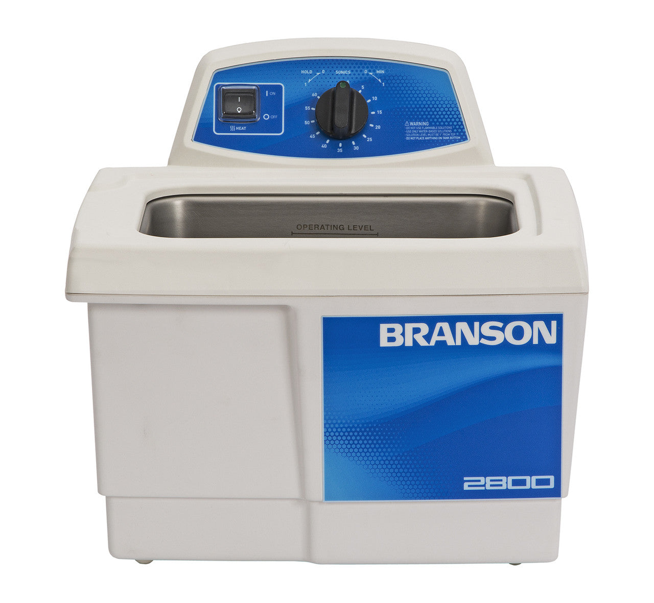 Bransonic M2800H-E Heated Mechanical Ultrasonic Bath - Image 2