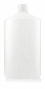 EZBio®pure S Bottle, 2L, No Cap, Mutually Double Bagged, Non-Sterile