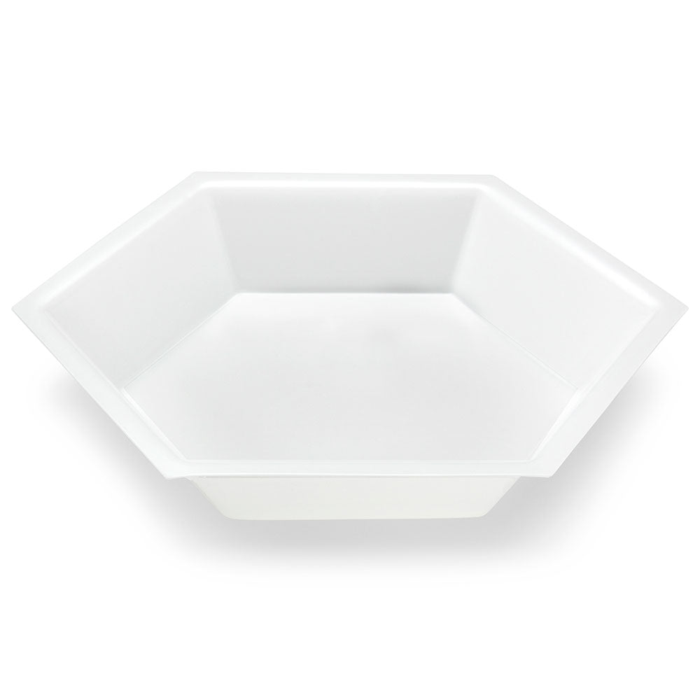 Weighing Boat, Plastic, Hexagonal, Antistatic, PS, White, Large, 200mL