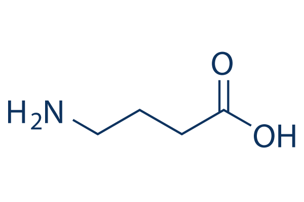 4-Aminobutyric acid (GABA) chemical structure