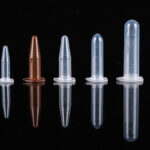 0.6ml Microcentrifuge Tube, Clear, Conical, Lock Cap,1000/pk, 10000/cs