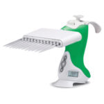 2.0-125µL Pipette, Ovation, (E12) Electronic Multichannel, Green