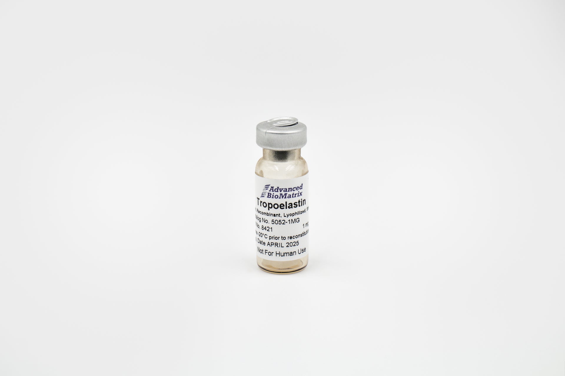 Tropoelastin, Human, Recombinant, Lyophilized, 1 mg