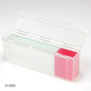 Slide Mailer, Polypropylene, Side Flip Lid, for 5 Slides, Natural, 100/Box