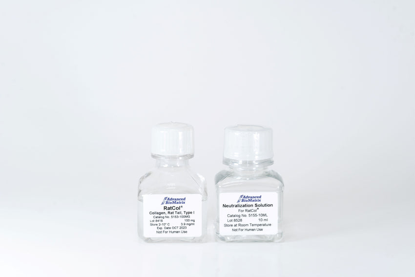 Rat Tail Collagen Solution, Type I, 4 mg/ml, 25 mL (3D Hydrogels) + Neutralization Solution