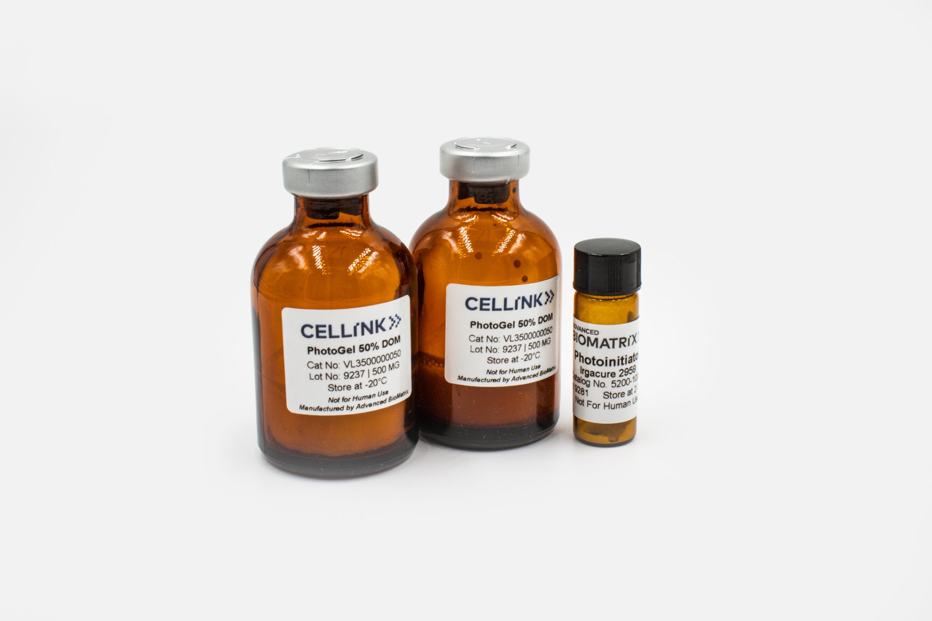 PhotoGel® 50% DS Methacrylated Gelatin, 2 x 500 mg with Irgacure Kit