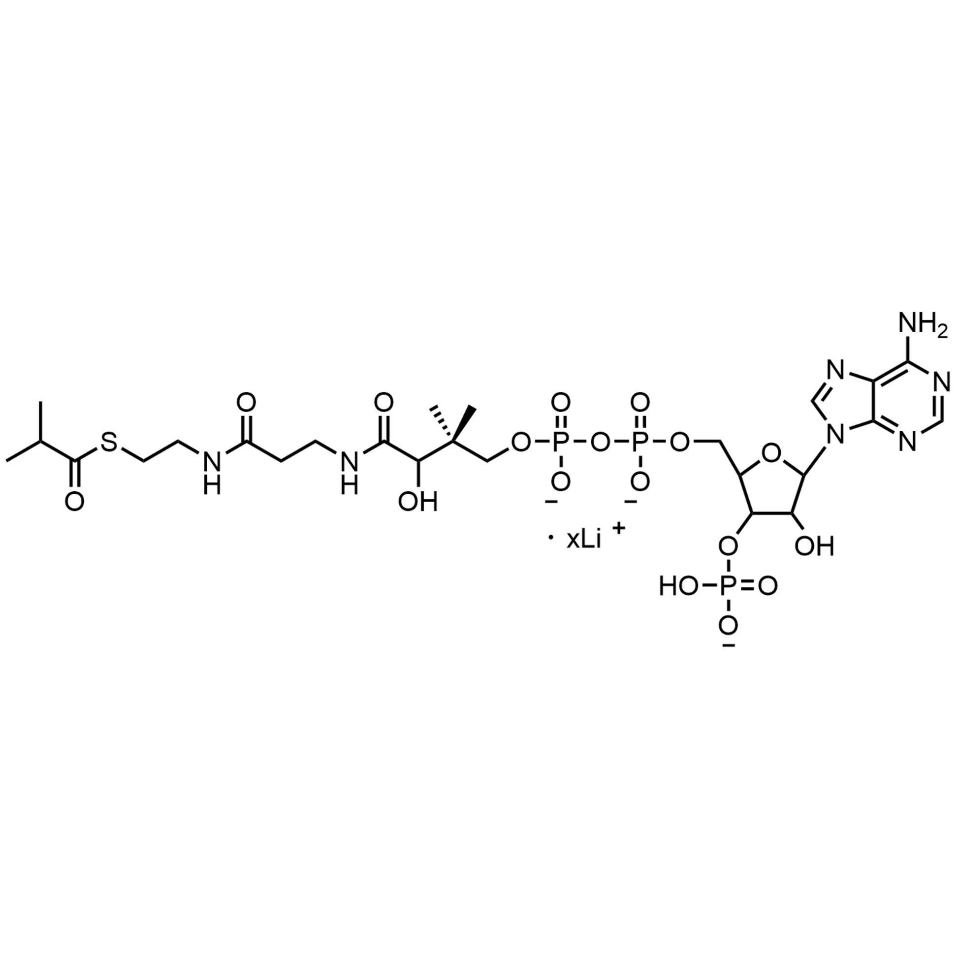 Isobutyryl Coenzyme A, Lithium salt