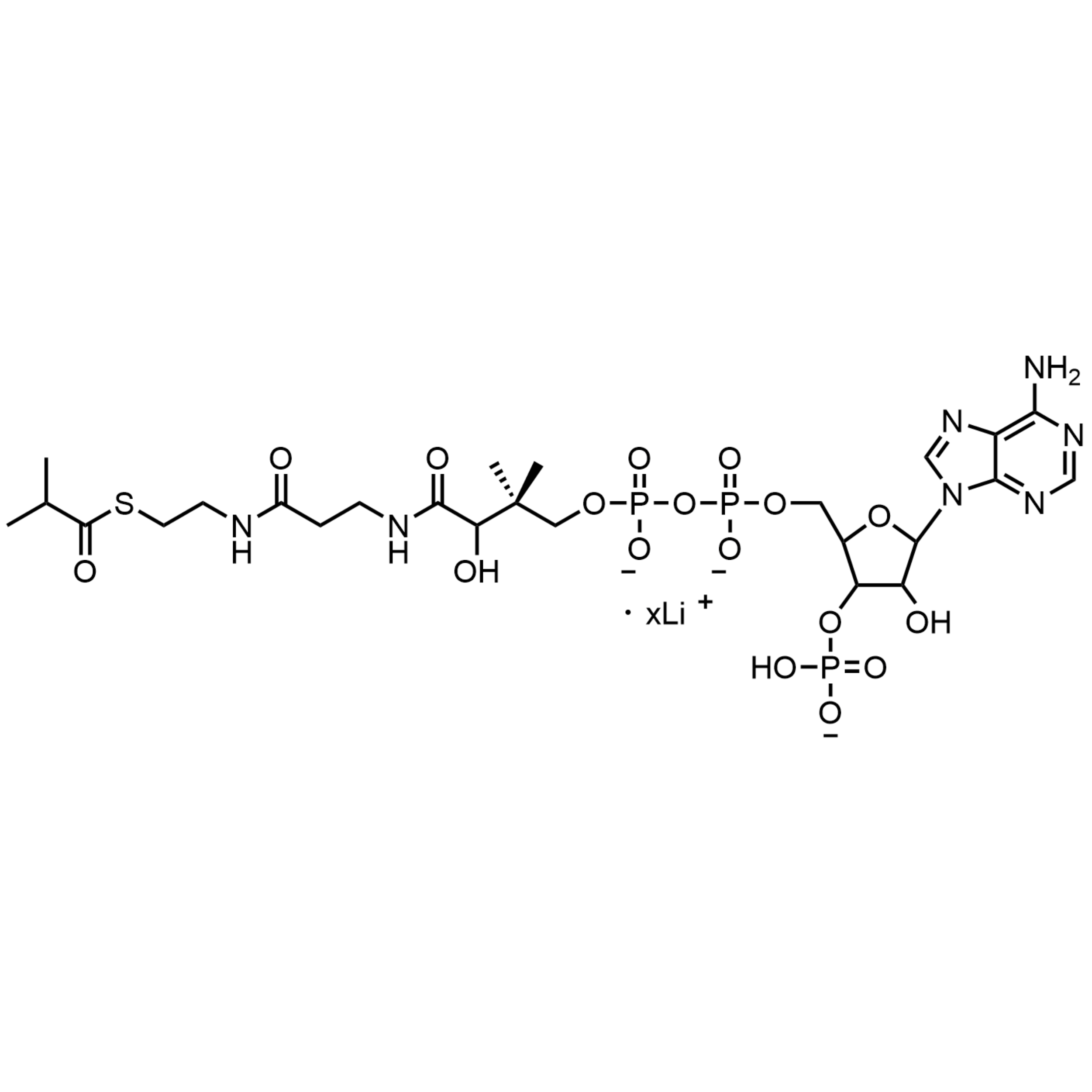 Isobutyryl Coenzyme A, Lithium salt