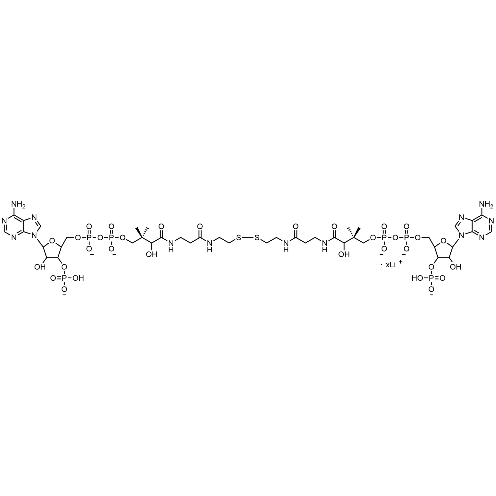 Coenzyme A oxidized, Lithium salt