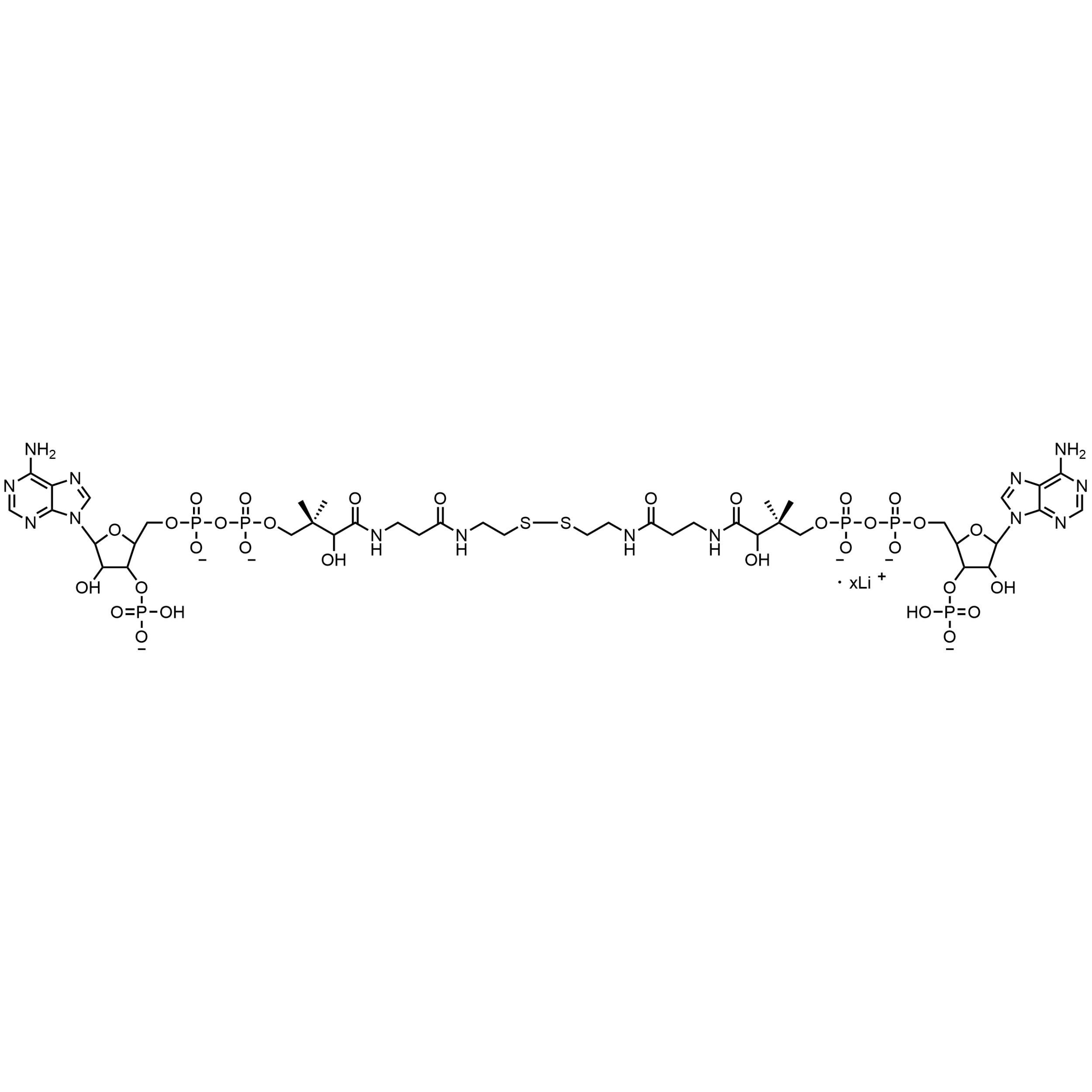 Coenzyme A oxidized, Lithium salt