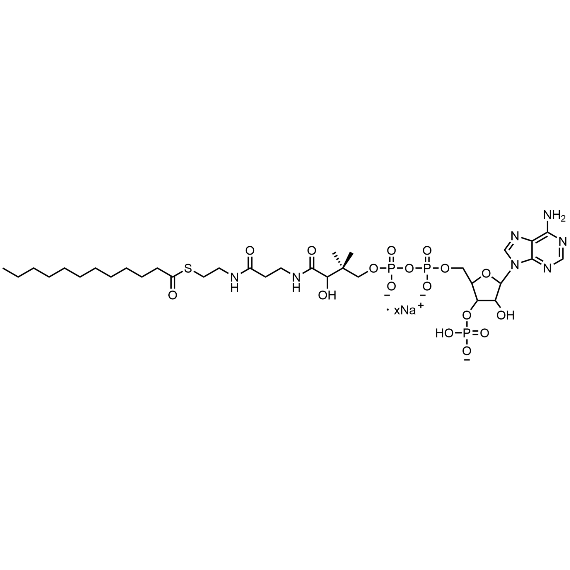 Lauroyl Coenzyme A, Sodium salt