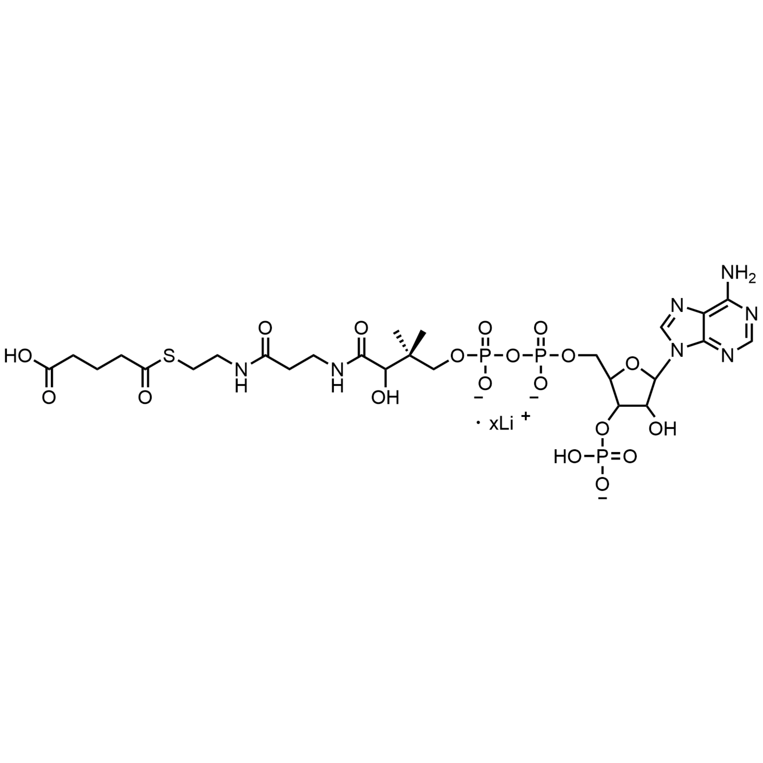 Glutaryl Coenzyme A, Lithium salt