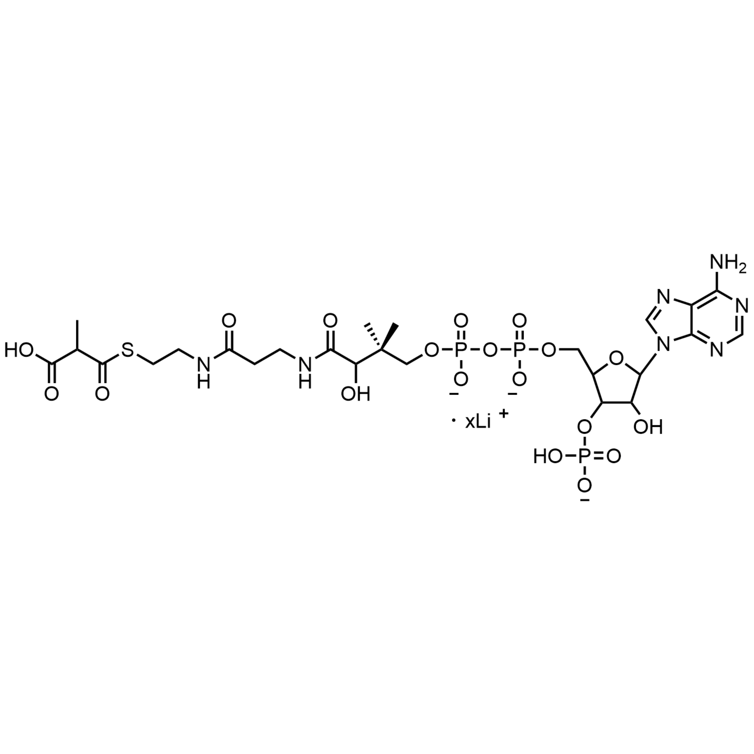 Methylmalonyl Coenzyme A, Lithium salt