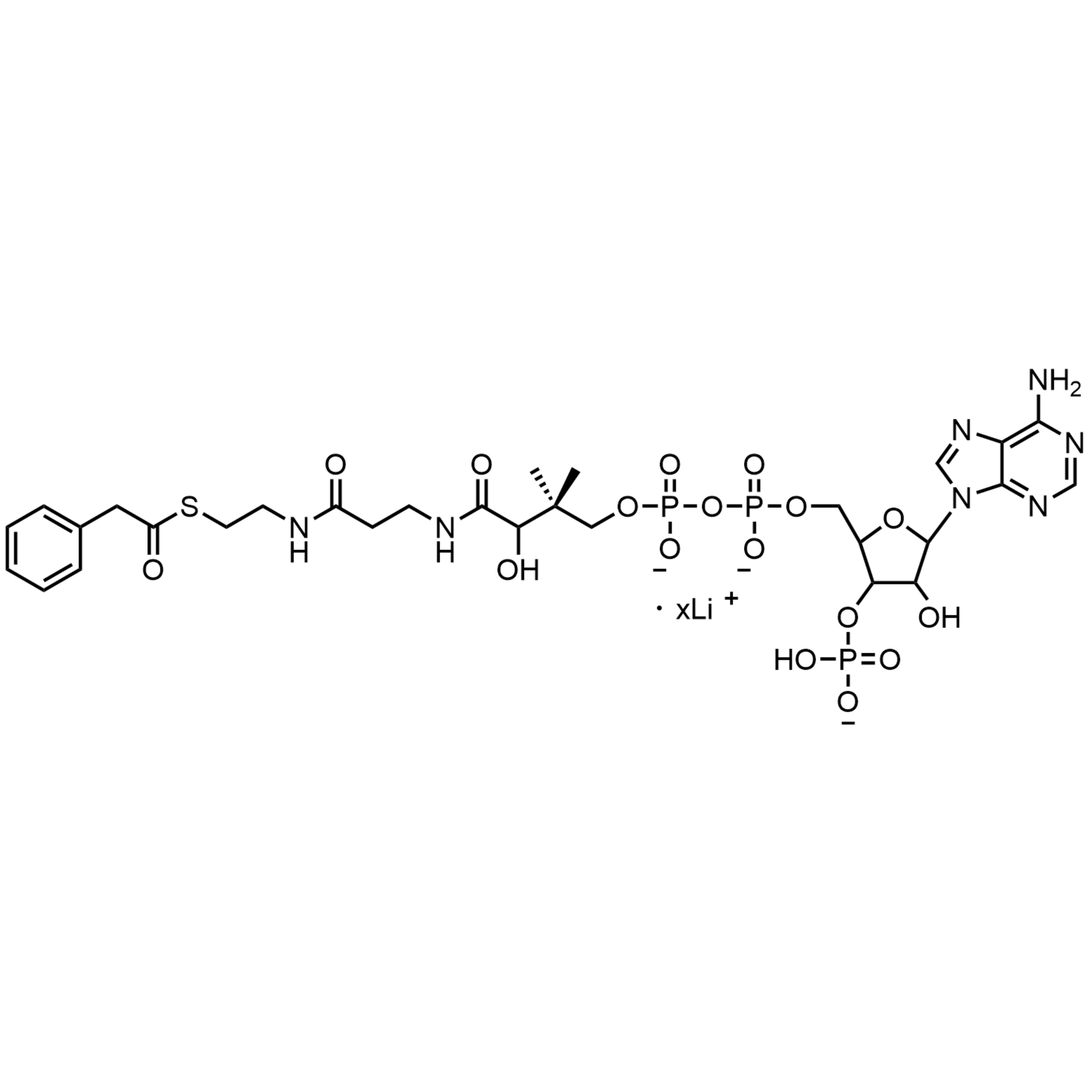 Phenylacetyl Coenzyme A, Lithium salt