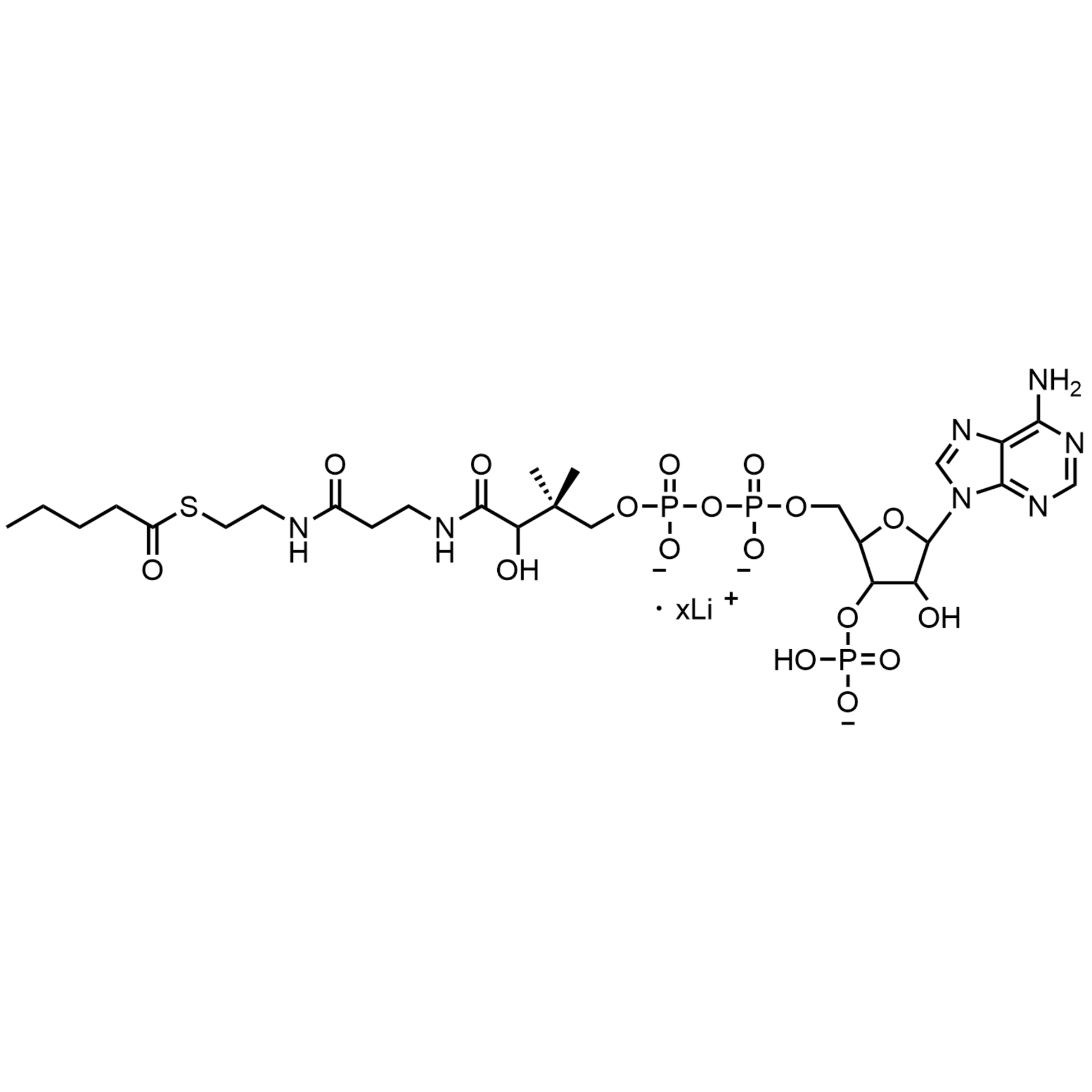 Valeryl Coenzyme A, Lithium salt