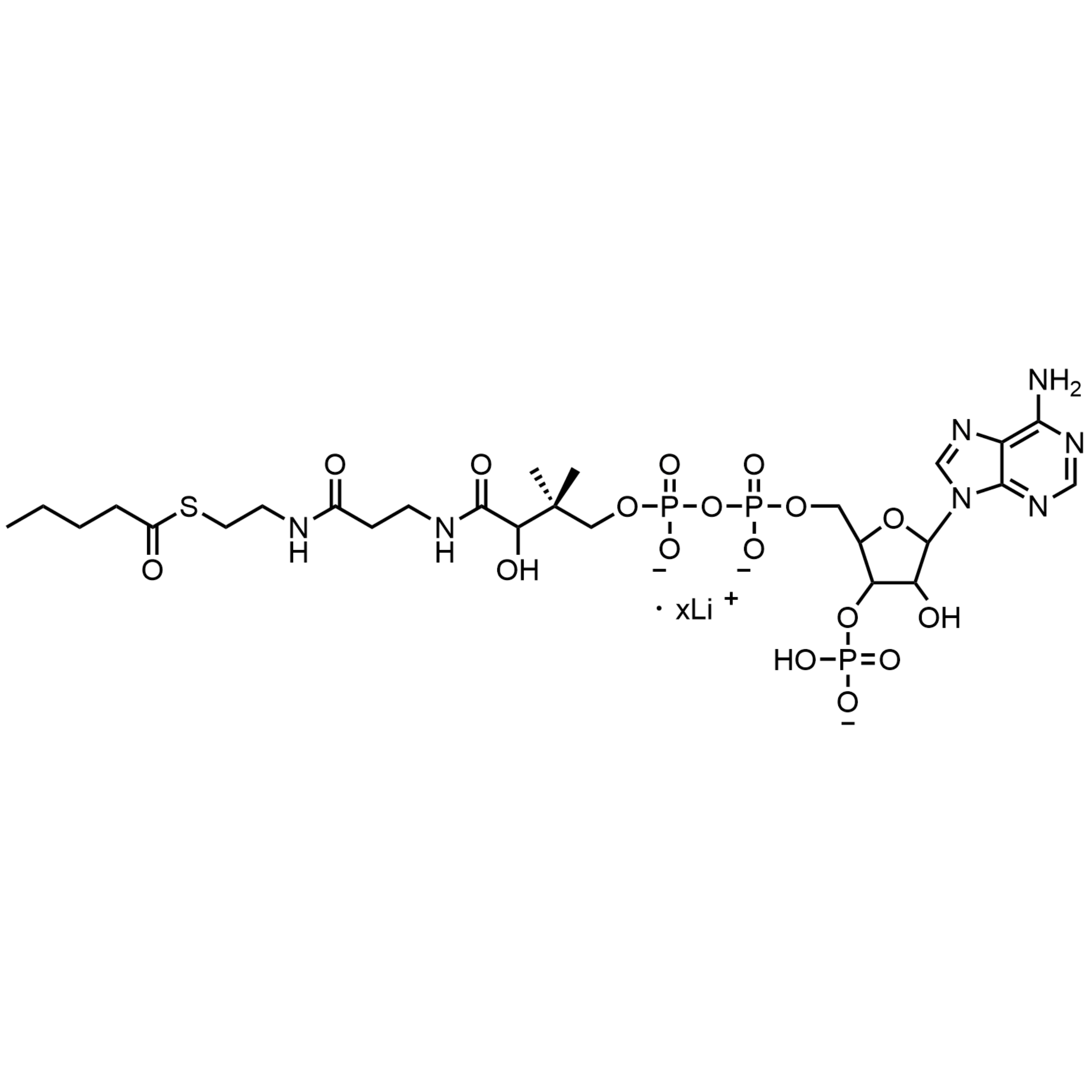Valeryl Coenzyme A, Lithium salt