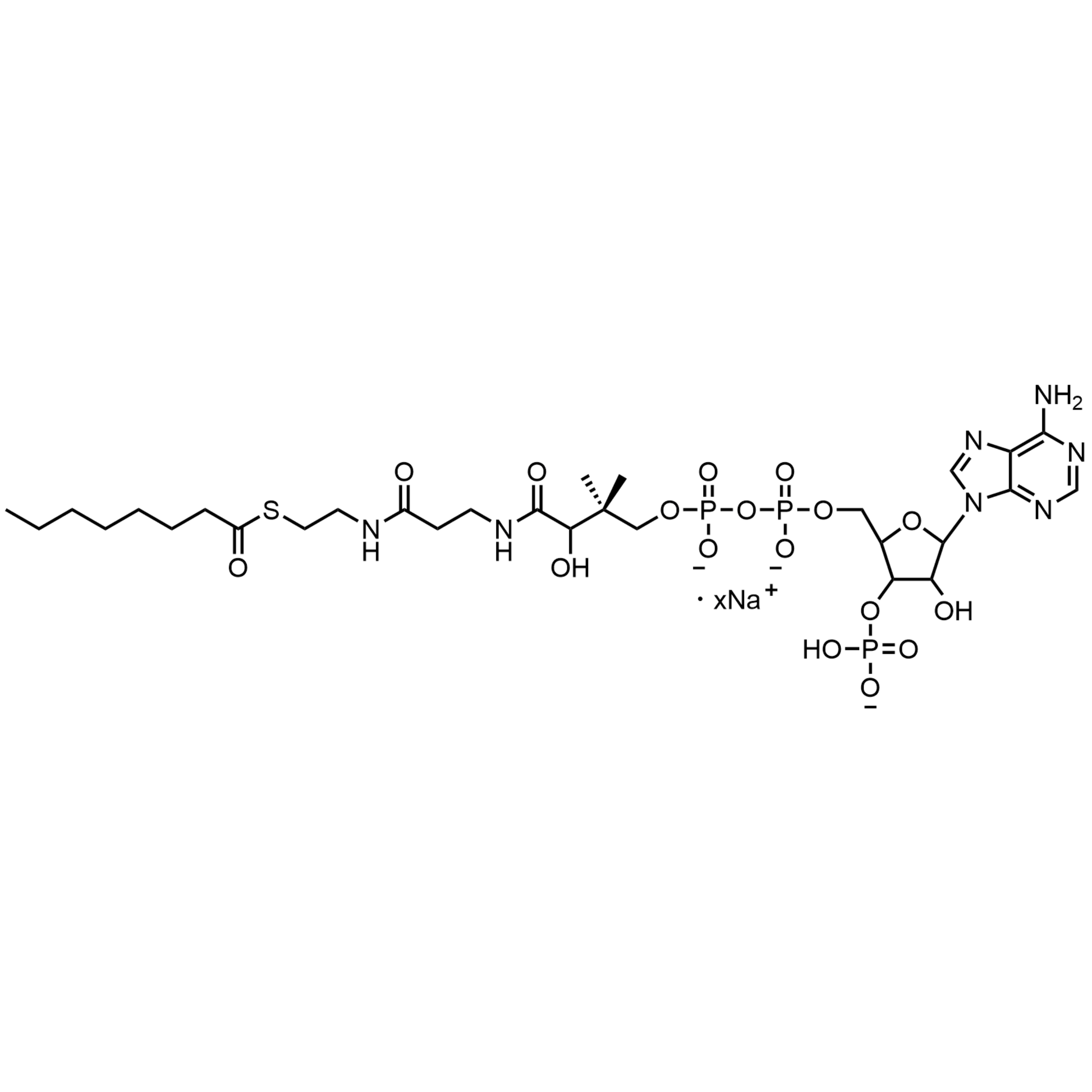 Octanoyl Coenzyme A, Sodium salt