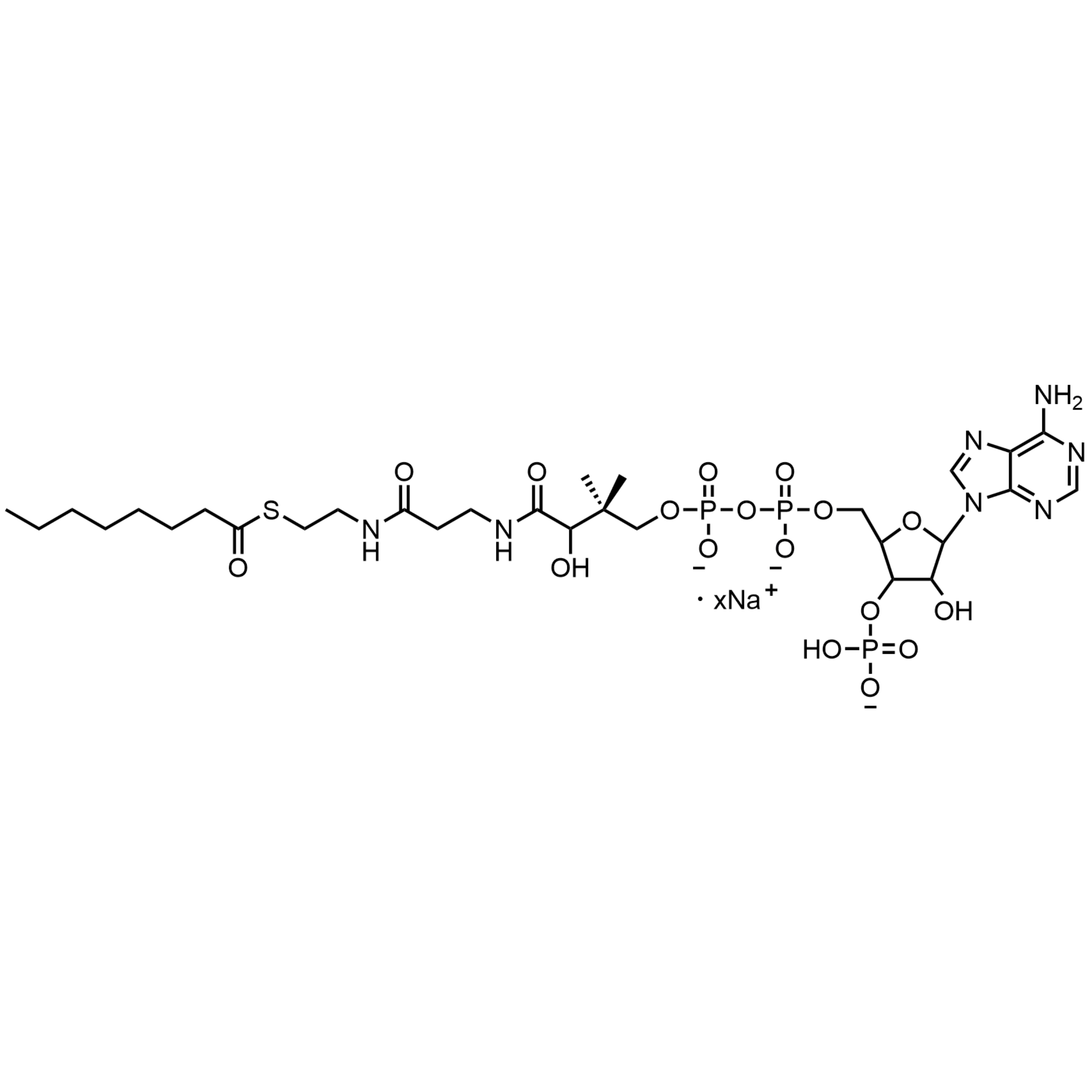 Octanoyl Coenzyme A, Sodium salt