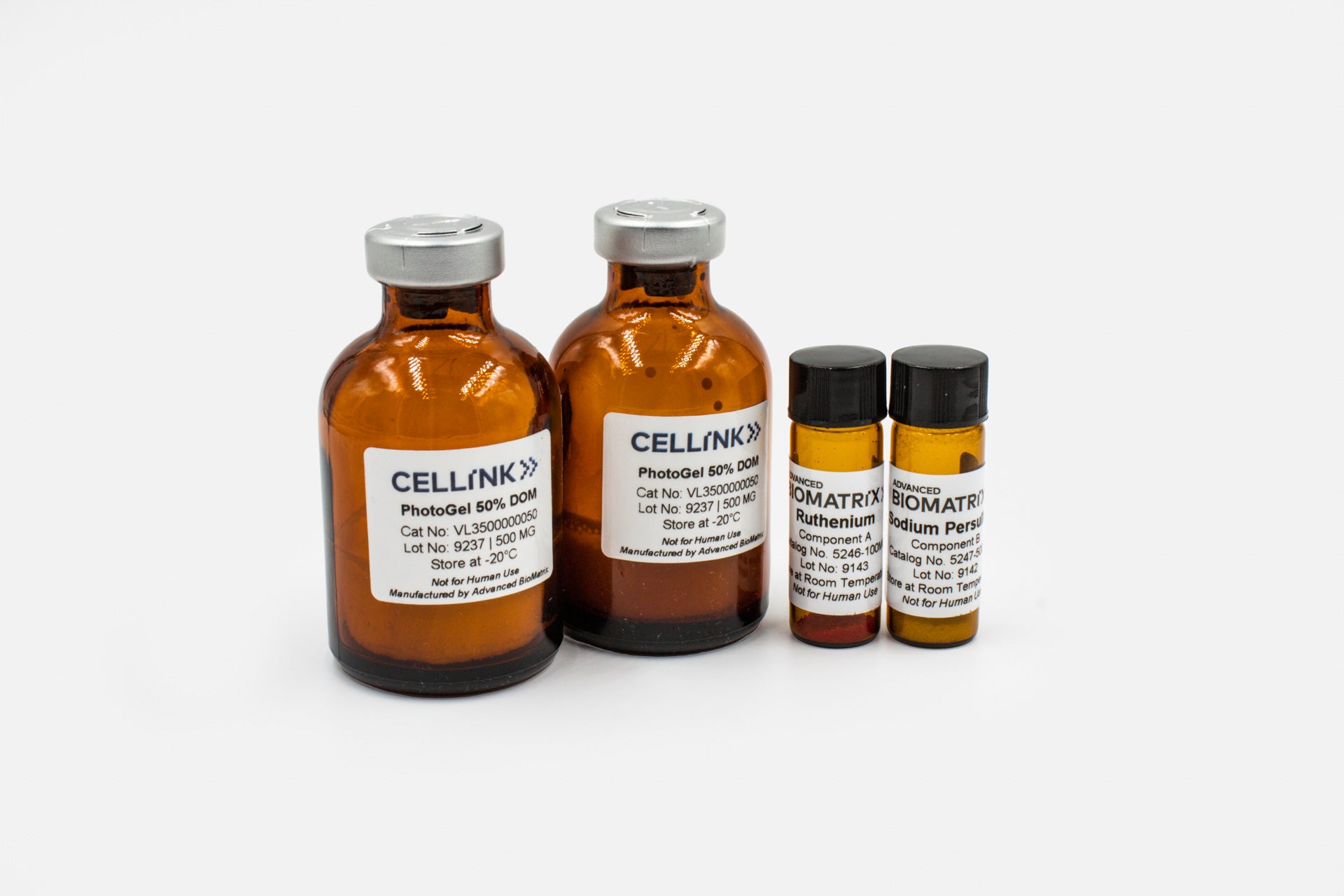 PhotoGel® 50% DS Methacrylated Gelatin, 2 x 500 mg with Ruthenium Kit