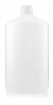 EZBio®pure S Bottle, 5L, No Cap, Mutually Double Bagged, Non-Sterile