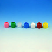 Screw Cap with Silicone Washer for Sample Tubes with External Threads (#'s: 6030-6059), Blue