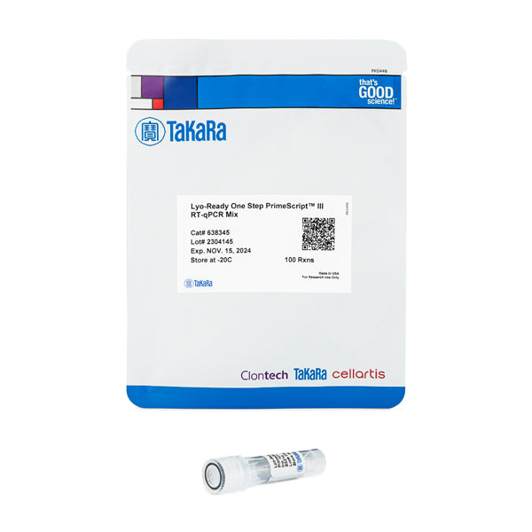 Lyo-Ready One Step PrimeScript III RT-qPCR Mix - Real-time PCR - Takara Bio