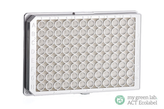 MICROPLATE, 96 WELL, PS, F-BOTTOM, (CHIMNEY - 96 Well Microplates Black White - Greiner Bio-One