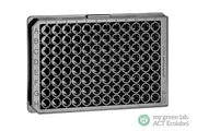 MICROPLATE, 96 WELL, F-BOTTOM (CHIMNEY WELL),  - 96 Well Microplates Black White - Greiner Bio-One
