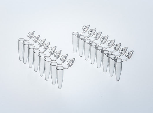 PCR 8-TUBE BREAKABLE STRIPS, 0.2 ML, PP,  - Pcr 8 Tube Strips With Attached Caps - Greiner Bio-One