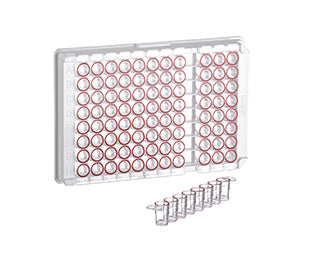 SINGLE-BREAK STRIP PLATE, 12XC8 WELL, PS,  - Single Break Strip Plates - Greiner Bio-One