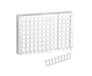 SINGLE-BREAK STRIP PLATE, 12XC8 WELL, PS,  - Single Break Strip Plates - Greiner Bio-One