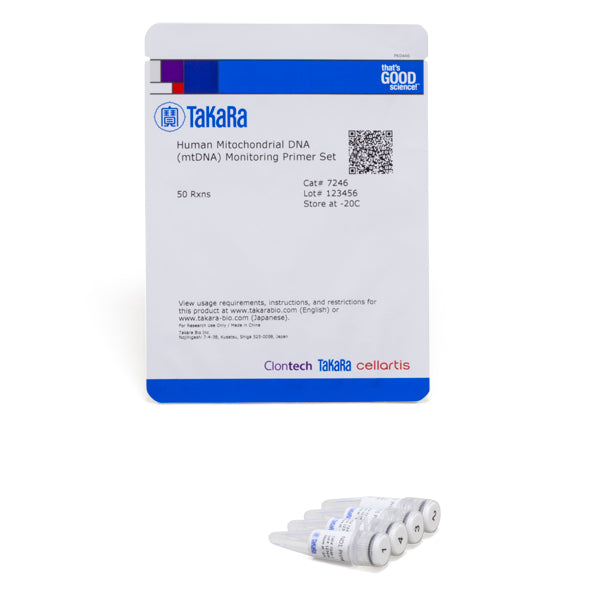 Human Mitochondrial DNA (mtDNA) Monitoring Primer Set - Stem cell research - Takara Bio