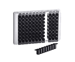 STRIP PLATE, 12xF8, PS, F-BOTTOM,  - 8 Well Strip Plates - Greiner Bio-One