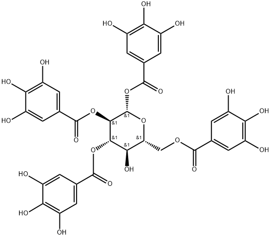 1,2,3,6-Tetra-O-galloyl-β-D-glucose